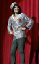 Noel Fielding on stage during The Mighty Boosh in concert at The O2 arena