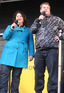 Ruth Jones presents her last BBC Radio Wales show from Barry Island with the help of James Corden