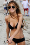 Lindsay Lohan enjoys a day in the beach in Miami