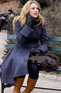 Blake Lively on the set of 'Gossip Girl' filming at Central Park