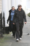 Kelly Brook and Danny Cipriani leaving their London home
