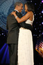 President Barack Obama and First Lady Michelle Obama dance at the Neighborhood Inaugural Ball in Washington DC