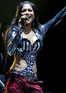 Nicole Scherzinger of the Pussycat Dolls performing live in Bournemouth
