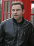 David Walliams and a female companion walking about in Primrose Hill, London