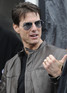 Tom Cruise at the Daytona International Speedway preparing to drive in the opening lap