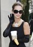 Jennifer Love Hewitt celebrates her 30th birthday in a Breakfast at Tiffany's outfit