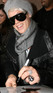 Pink signing autographs whilst leaving the Hyatt Hotel, Cologne, Germany
