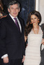 Cheryl Cole meets Prime Minister Gordon Brown along with the other celebs who climbed Kilimanjaro for Comic Relief