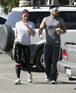 Peter Andre and Katie Price enjoying a Starbucks before going for a jog in Malibu Los Angeles
