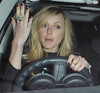 Fearne Cotton leaving the Radio 1 studios after having presented The Sunday Chart Show