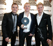 Shane Filan, Louis Walsh and Nicky Byrne at the Meteor Irish Music Awards