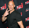 Vin Diesel celebrates TV channel NRJ 12's fourth birthday in Paris.
