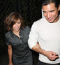 Eva Longoria Parker and Mario Lopez leaves Beso restaurant after celebrating her birthday.