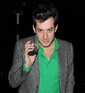 Mark Ronson enjoys a night out at The Groucho private members club.