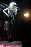 Lady GaGa performing in concert for her 'Fame Ball' at the Revolution, Fort Lauderdale, Florida