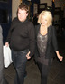 James Corden and Sheridan Smith leave the press night of 'A Little Night Music' at Garrick Theatre, London