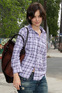 Katie Holmes leaving a publishing building on Sunset Boulevard.