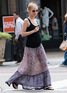 Nicole Richie shows off her baby bump in Los Angeles.