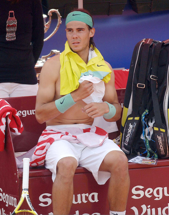 rafael nadal hot. a hot, sweaty Rafael Nadal