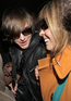Zac Efron and his mother arriving at LAX on a BA flight from London