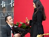 Dev proposes to Tara