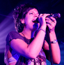 Lily Allen performing live in Postbahnhof, Germany