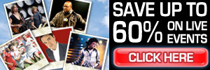 Save up to 60 percent on live events