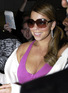 Mariah Carey arriving at Nice airport, France