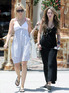 Miley Cyrus and her mother Tish spend Saturday afternoon eating lunch at The Studio Cafe. Los Angeles, California.