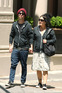 Green Day vocalist Billie Joe Armstrong and his wife Adrienne out in Soho, NY