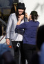 Russell Brand gets his hair adjusted on the set of "Get Him To The Greek"
