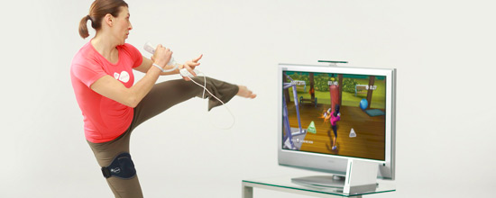 Nintendo Wii - EA Sports Active (Game + Resistance Band + Leg