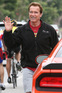 Governor Schwarzenegger out in Brentwood Los Angeles