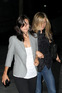 Courteney Cox and Jennifer Aniston leaving a Fleetwood Mac gig in Los Angeles