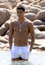 Cristiano Ronaldo in Porto Cervo, Sardinia, Italy.
