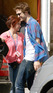 Robert Pattinson on the set of 'The Twilight Saga: New Moon' in Montepulciano, Italy