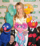 Sheryl Crow and some furry friends at the Sesame Workshop Annual Benefit Gala in New York