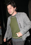 Zach Braff leaving Katsuya restaurant. Los Angeles, California.