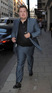 James Corden walking in Mayfair with a female companion, London