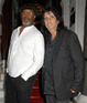 Samuel L. Jackson and Alice Cooper arrive back at their hotel, London