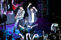Jonas Brothers performing a free concert at Irving Plaza to promote their new album 'Lines, Vines & Trying Times', New York City