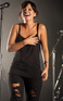 Smiley Lily Allen plays a gig in Sydney, Australia