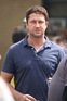 Gerard Butler on the set of 'The Bounty Hunter' in Brooklyn, New York