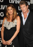 David Hasselhoff and Lisa Snowdon at the launch of the Living TV summer schedule in London.