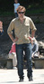 Robert Pattinson on the set of his latest film 'Remember Me' in Manhattan, NYC