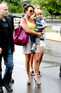 Singer Britney Spears takes her two sons to visit the Eiffel Tower in Paris, France.