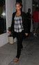 Jessica Alba arrives at Nobu restaurant. Los Angeles, California.