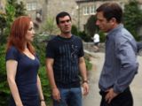Mark instructs Faye to leave the village