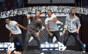 JLS perform live at T4 On The Beach. Weston-Super-Mare. England.