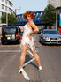 John Barrowman posing as showgirl Zaza, who will star in West End show 'La Cage Aux Folles' from September 14 to November 28